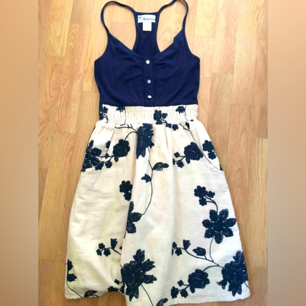 Francescas Collection Paraella Blue Floral Dress